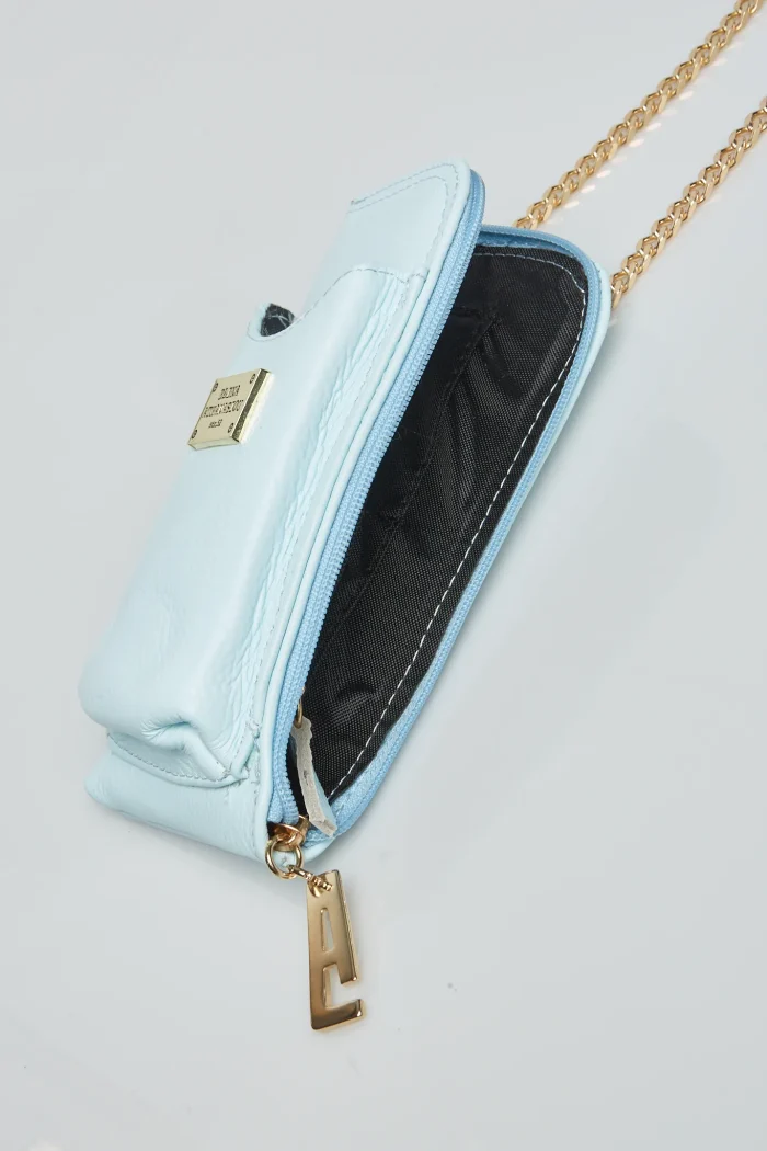 Chain Wallet Phone Bag Baby Blue - Image 5