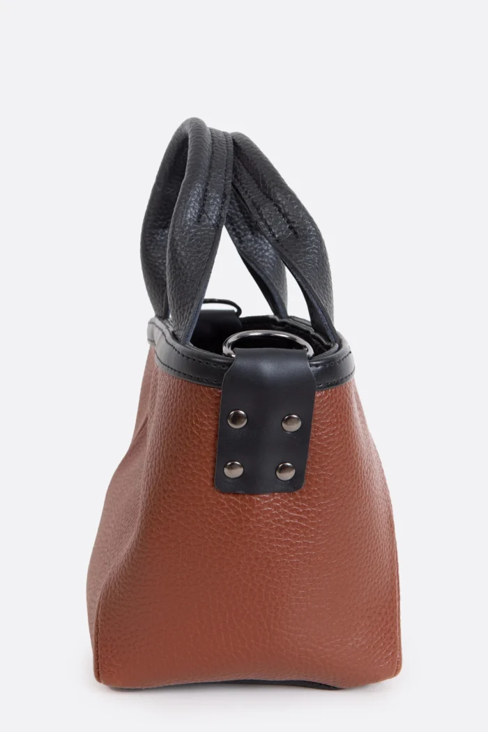 Classy Basket Τσάντα Χιαστι Καφε - Image 5