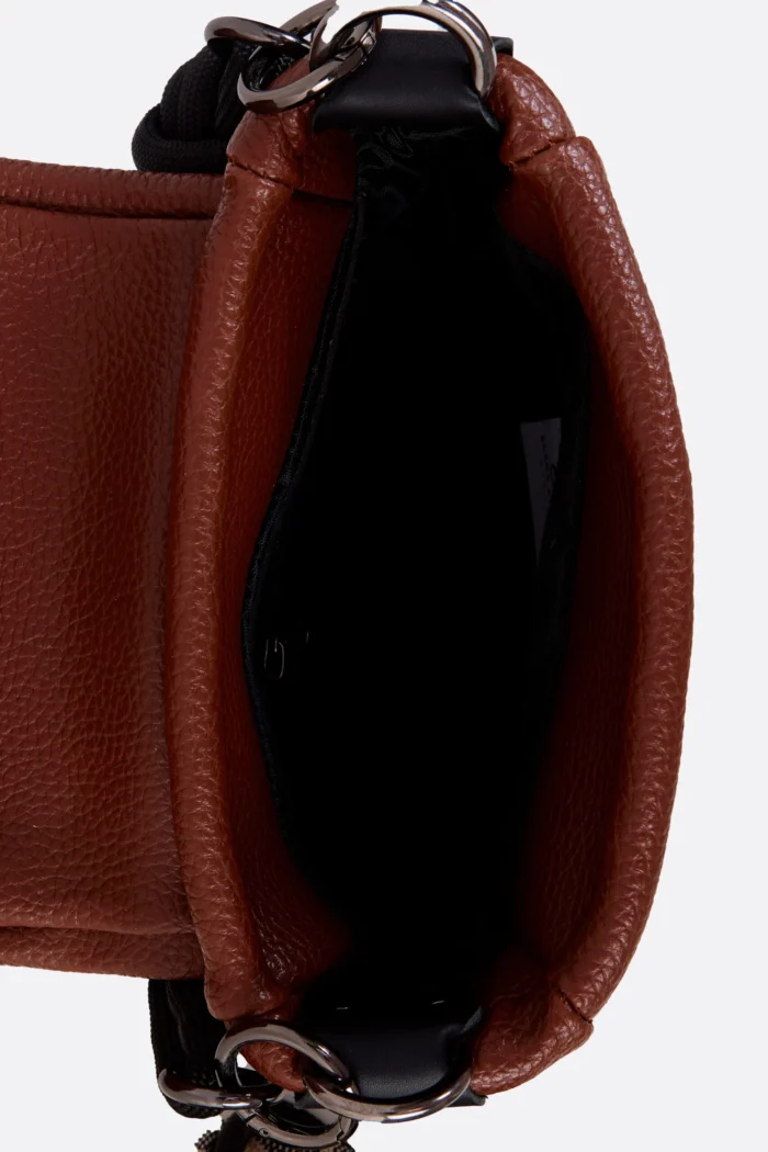 Messenger Combo Τσάντα Χιαστι Καφε Small - Image 8