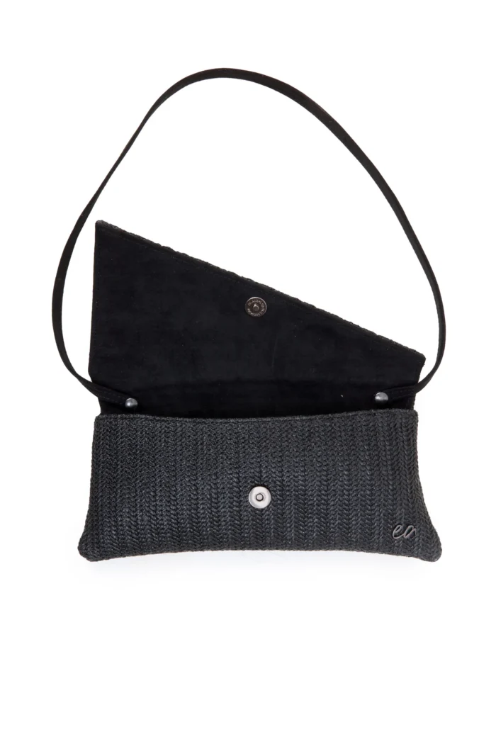 Cap Straw τσαντα εξοδου Μαυρη - Image 3