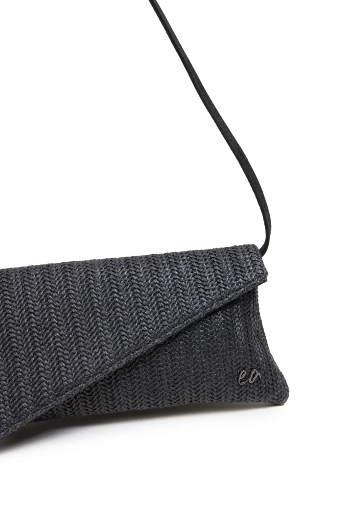 Cap Straw τσαντα εξοδου Μαυρη - Image 4