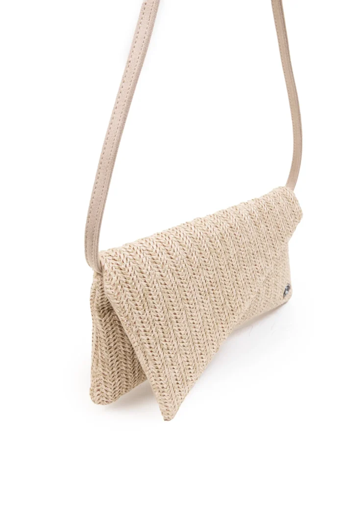 Cap Straw τσαντα εξοδου Μπεζ - Image 4