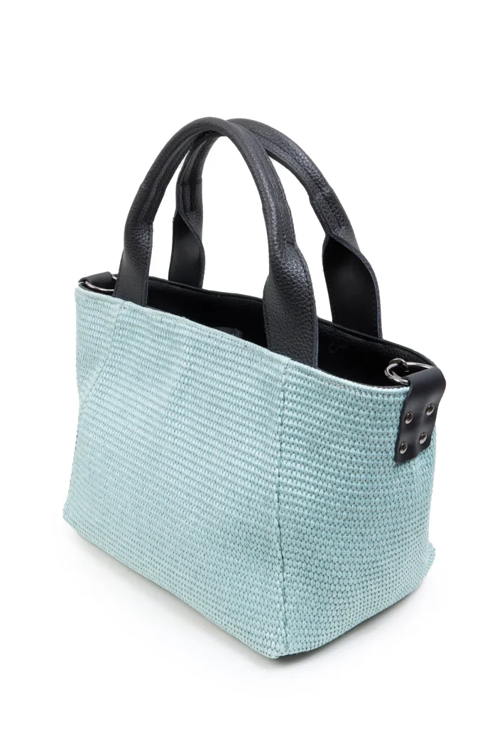 Classy Straw Τσάντα Χειρος Mint - Image 3