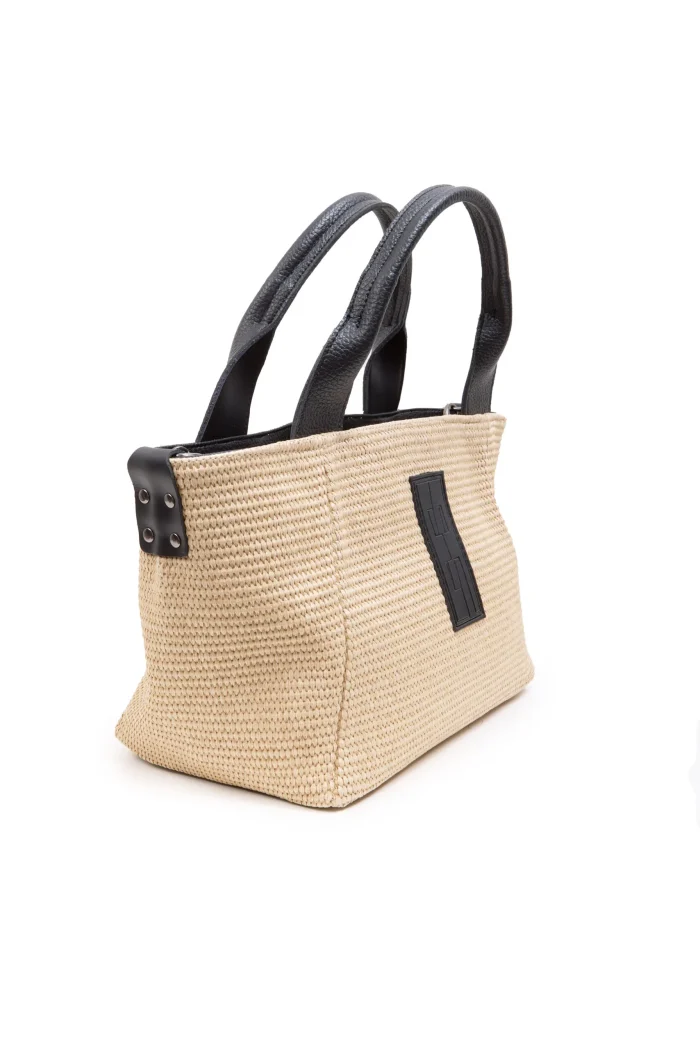 Classy Straw Τσάντα Χειρος Μπεζ - Image 3