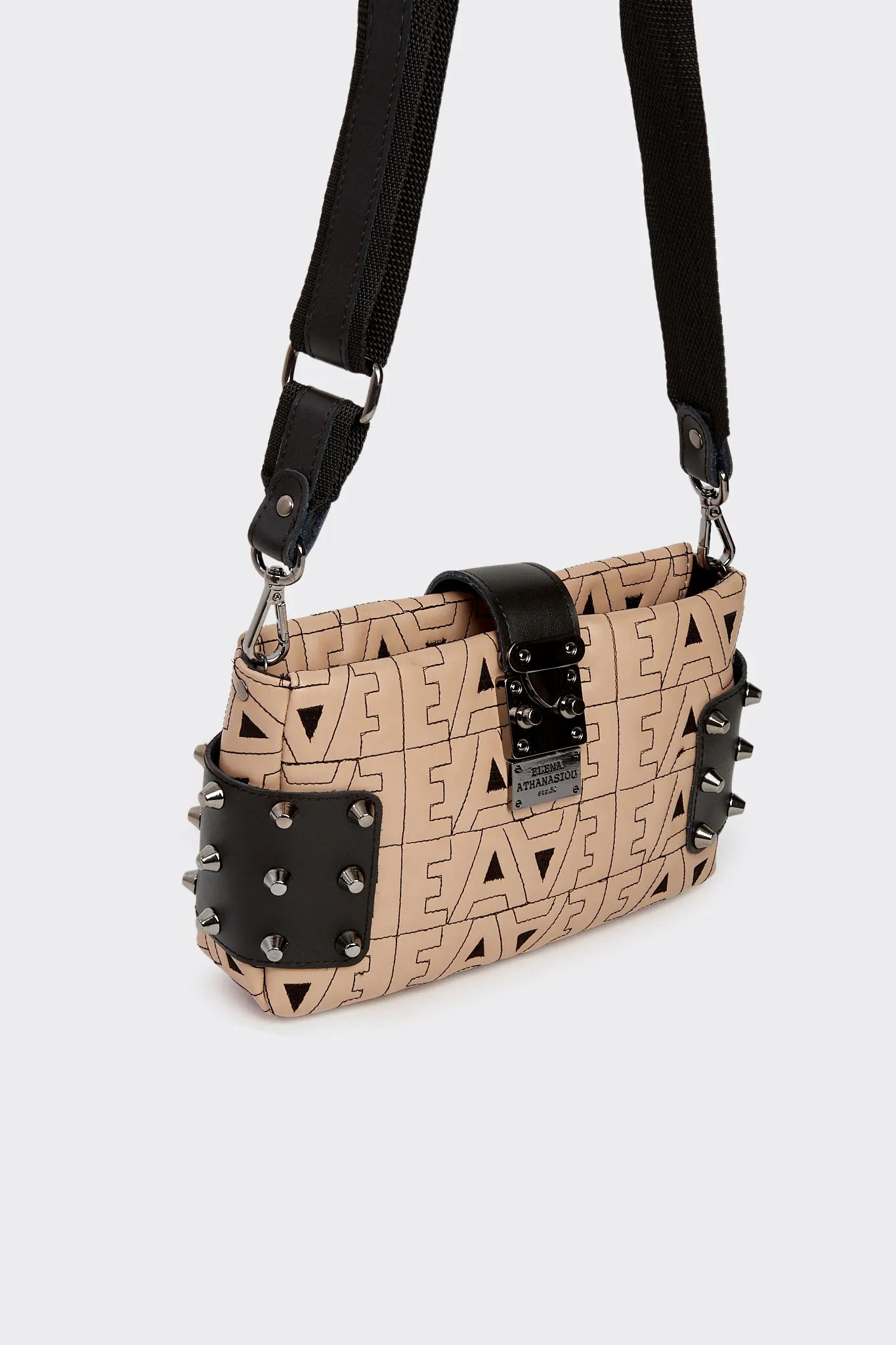 City Lady Logo Clutch Bag Μπεζ - Image 1