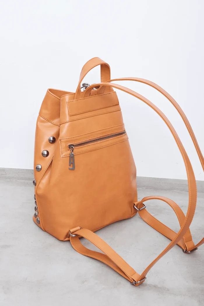 Black N' Metal Backpack Γυναικείο Κονιάκ - Image 4