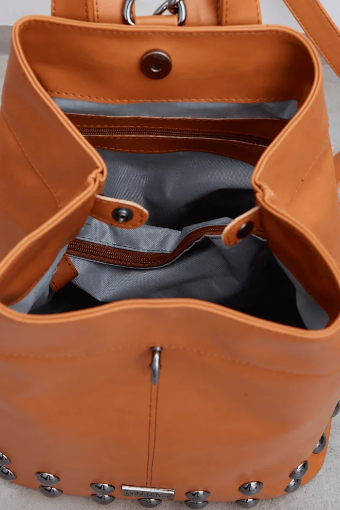 Black N' Metal Backpack Γυναικείο Κονιάκ - Image 6