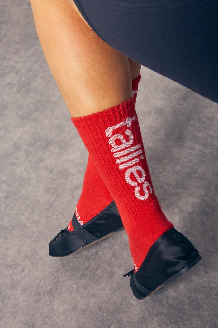 Tallies Socks Apparel Κόκκινες - Image 2