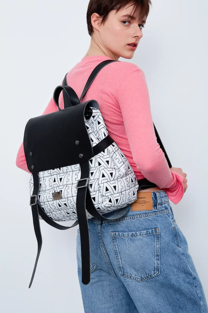Boyfriend Logo Backpack Γυναικείο Λευκό - Image 2