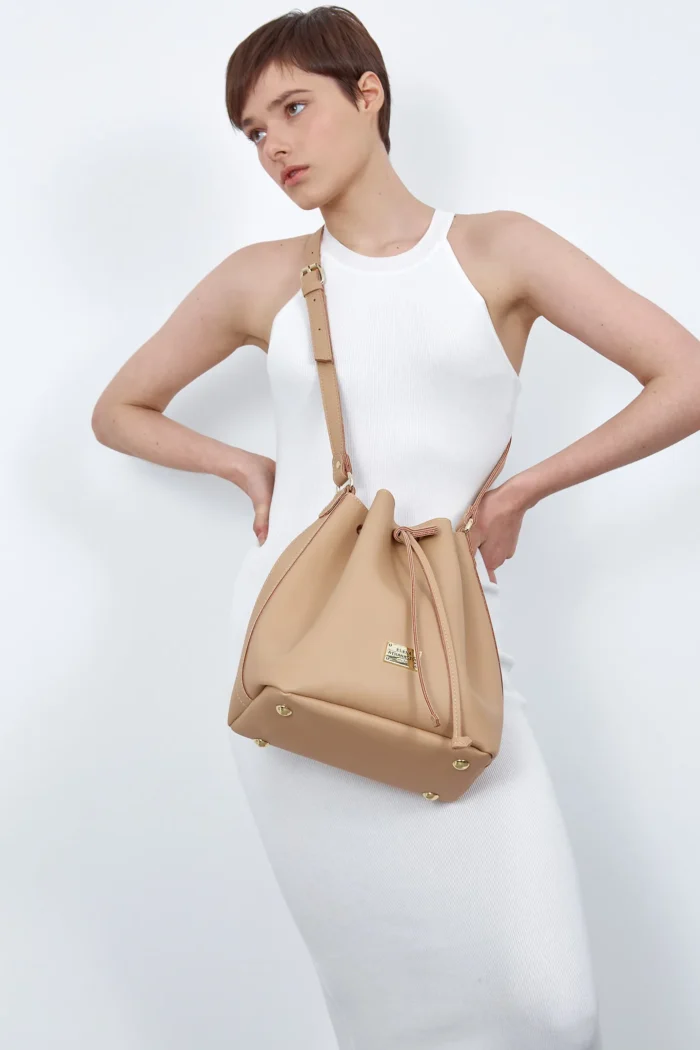 Basic Pouch Bag Καραμέλα - Image 4