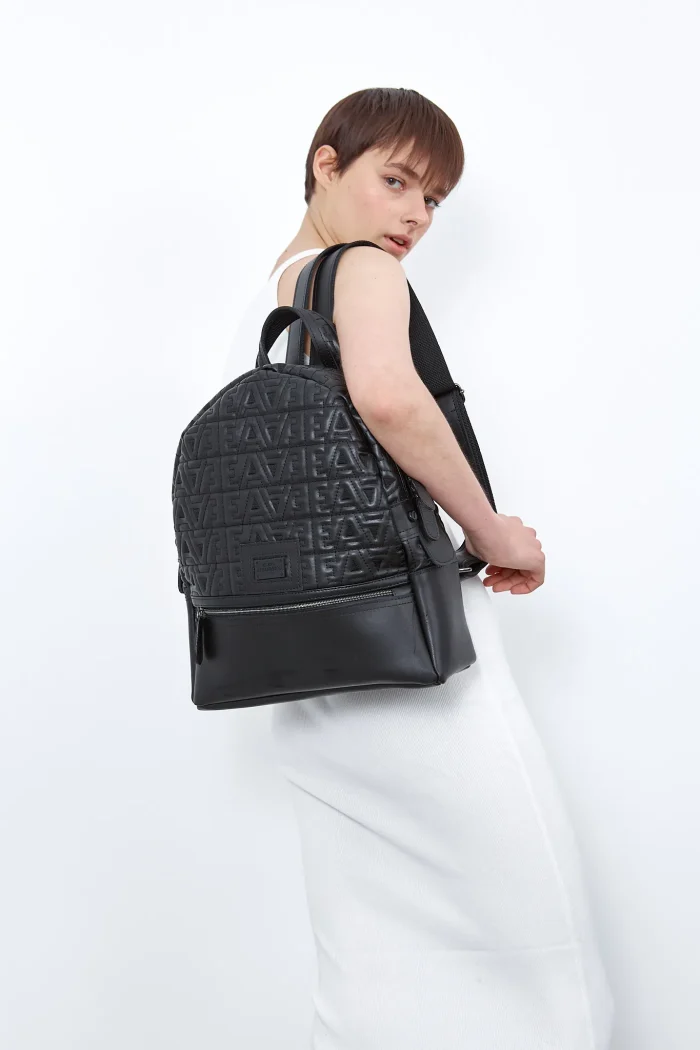 Logo Backpack Γυναικείο Μαύρη Large - Image 5