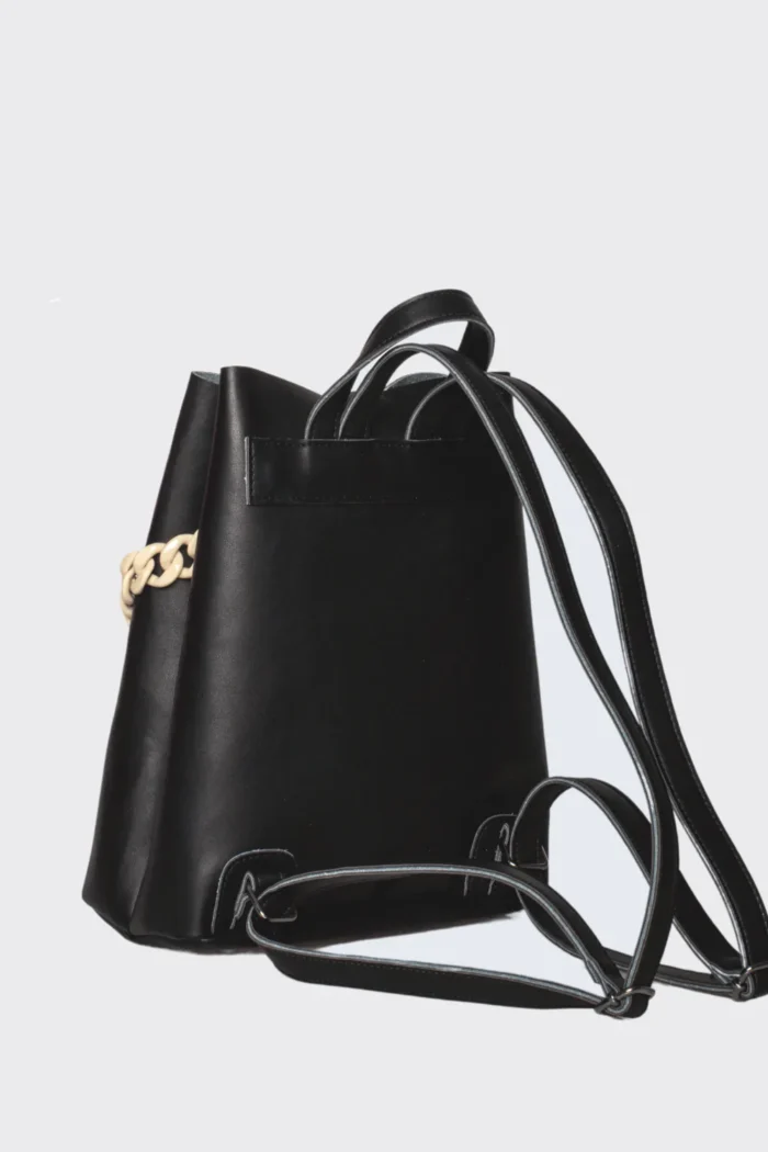 Chain Backpack Γυναικείο Μαυρη - Image 4