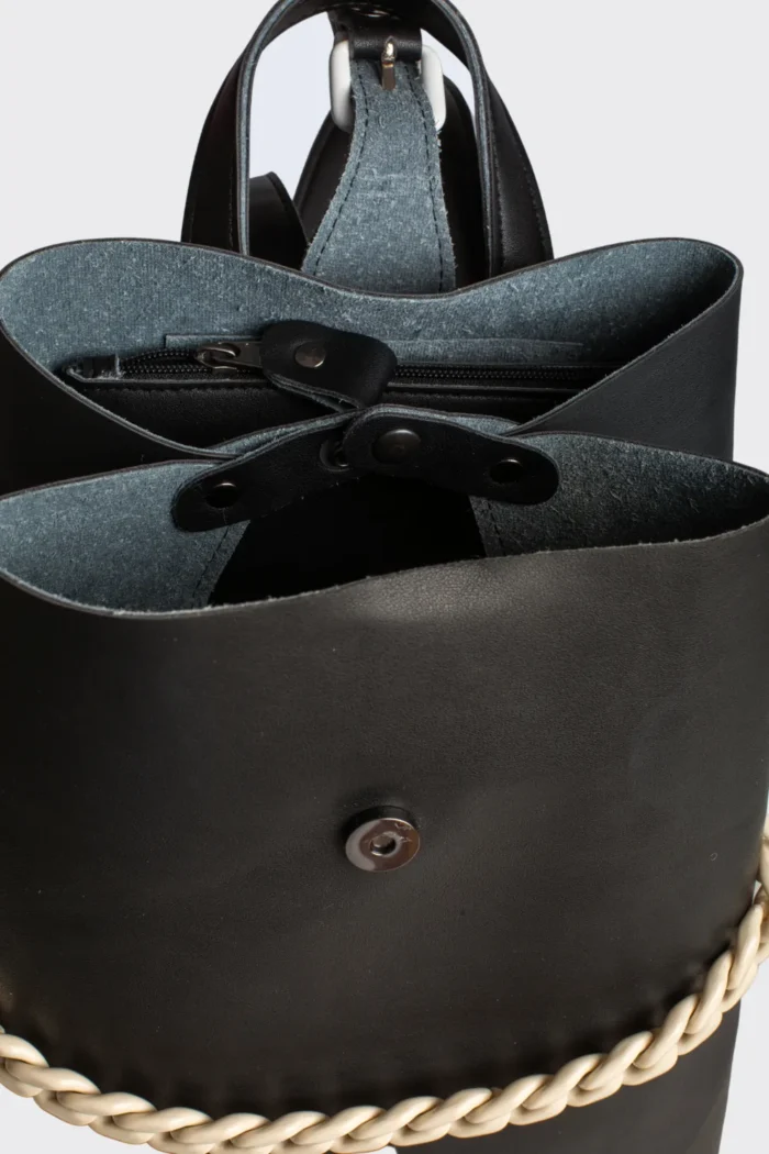 Chain Backpack Γυναικείο Μαυρη - Image 5