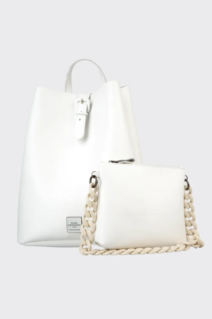 Chain Backpack Γυναικείο Λευκο - Image 2