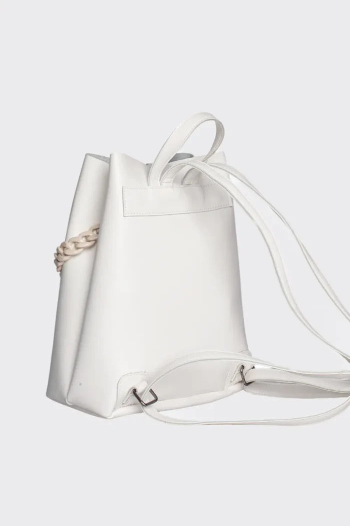 Chain Backpack Γυναικείο Λευκο - Image 3