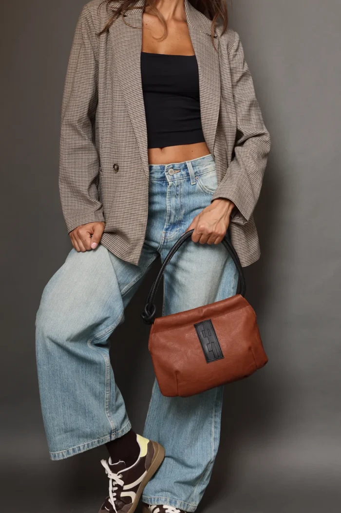 In The Name Τσάντα Ώμου Καφε Small - Image 5