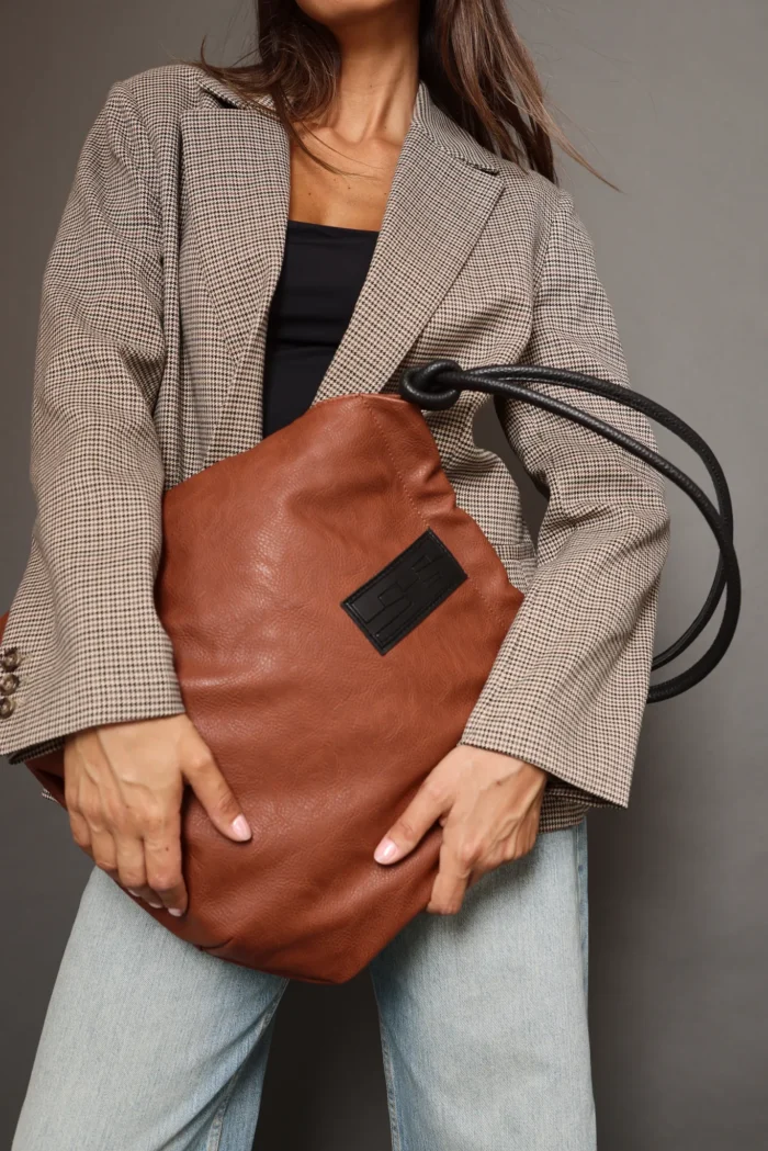 In The Name Τσάντα Ώμου Καφε Large - Image 2