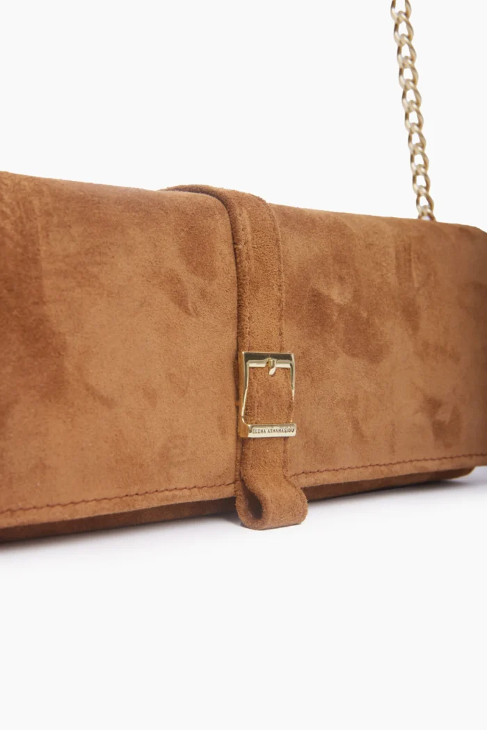 Feminine Τσάντα Εξοδου Camel Large - Image 2