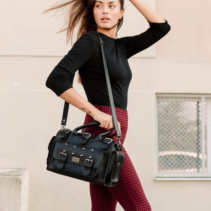 Wild Bucket Vinyl Τσάντα Χιαστι Μαυρη - Image 3