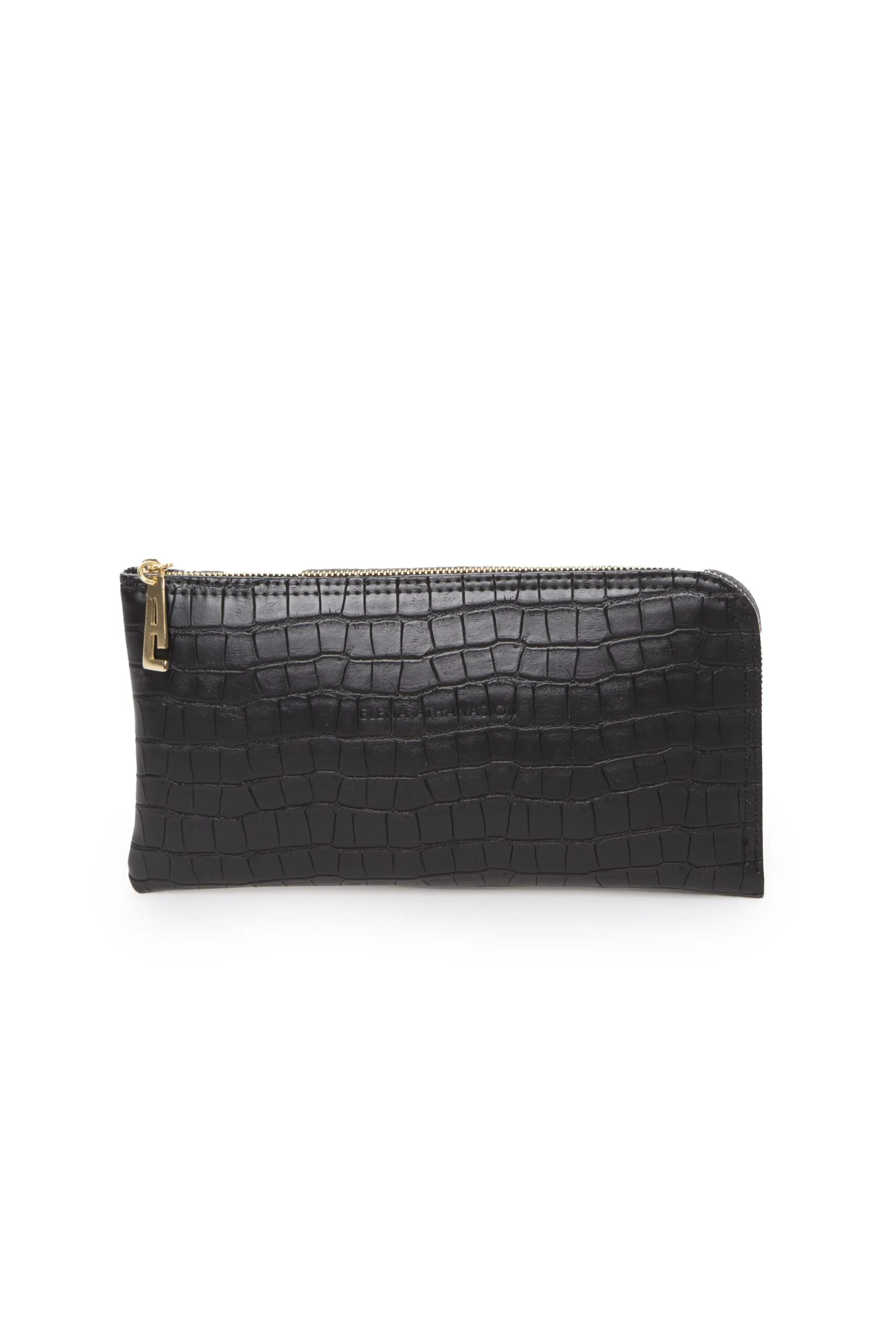 Croco Clutch Bag Μαύρο - Image 1