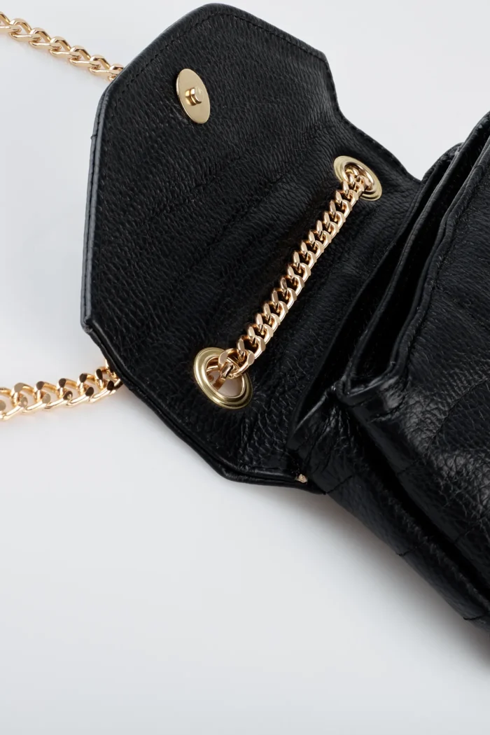 Mini Phone Bag Μαύρη - Image 6