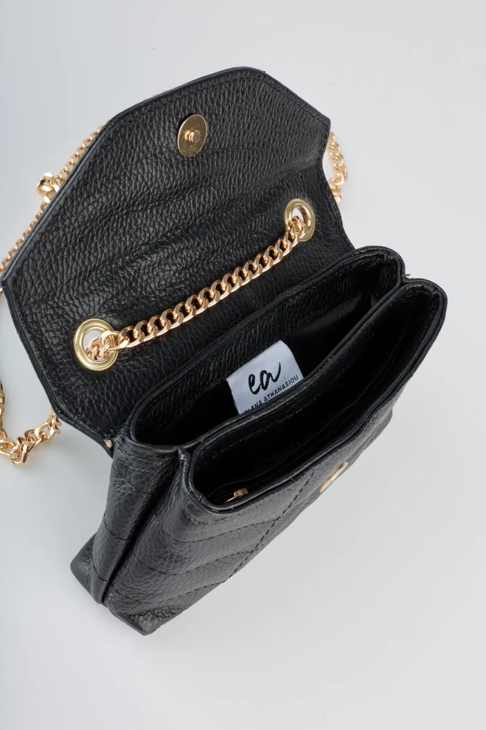 Mini Phone Bag Μαύρη - Image 9