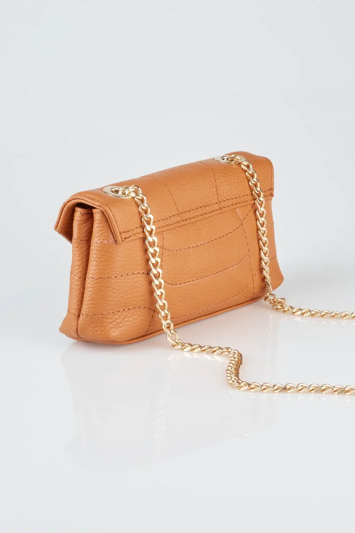 Mini Phone Bag Κονιάκ - Image 4