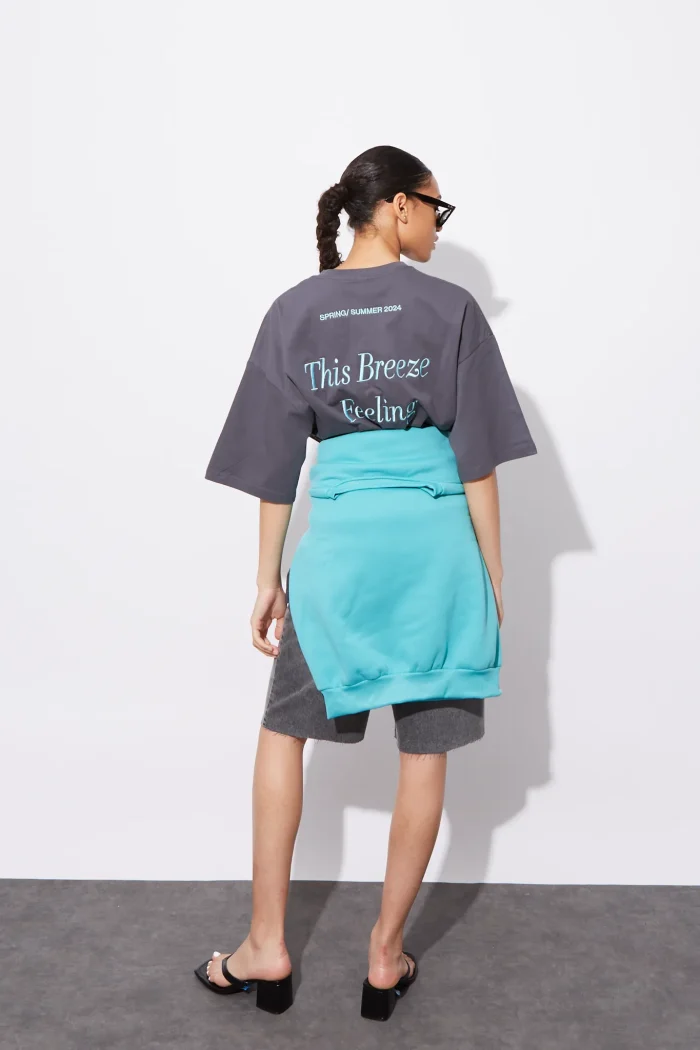 Breeze T-Shirt Apparel Γκρι Ανοιχτό - Image 5