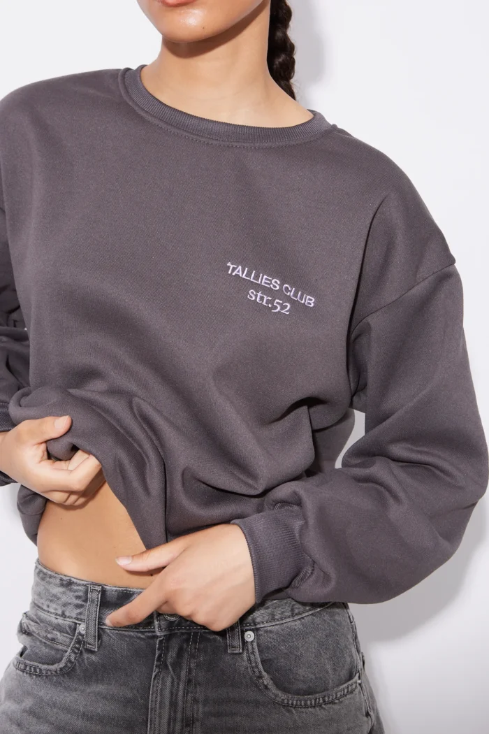 Naomi Sweater Apparel Ανθρακί - Image 6