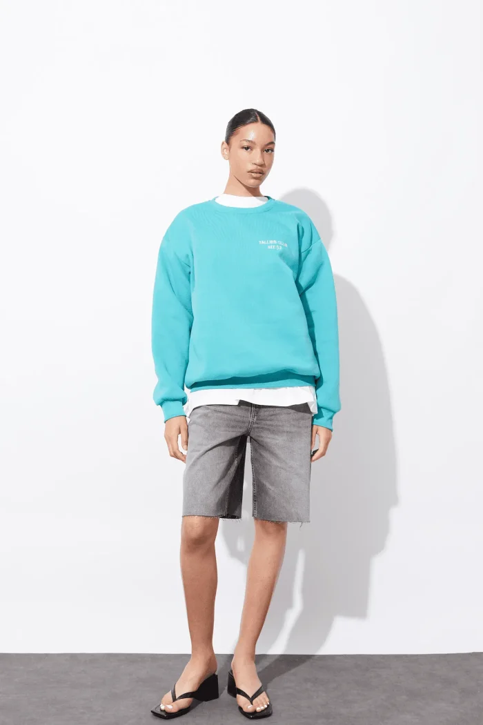 Naomi Sweater Apparel Τιρκουάζ - Image 2
