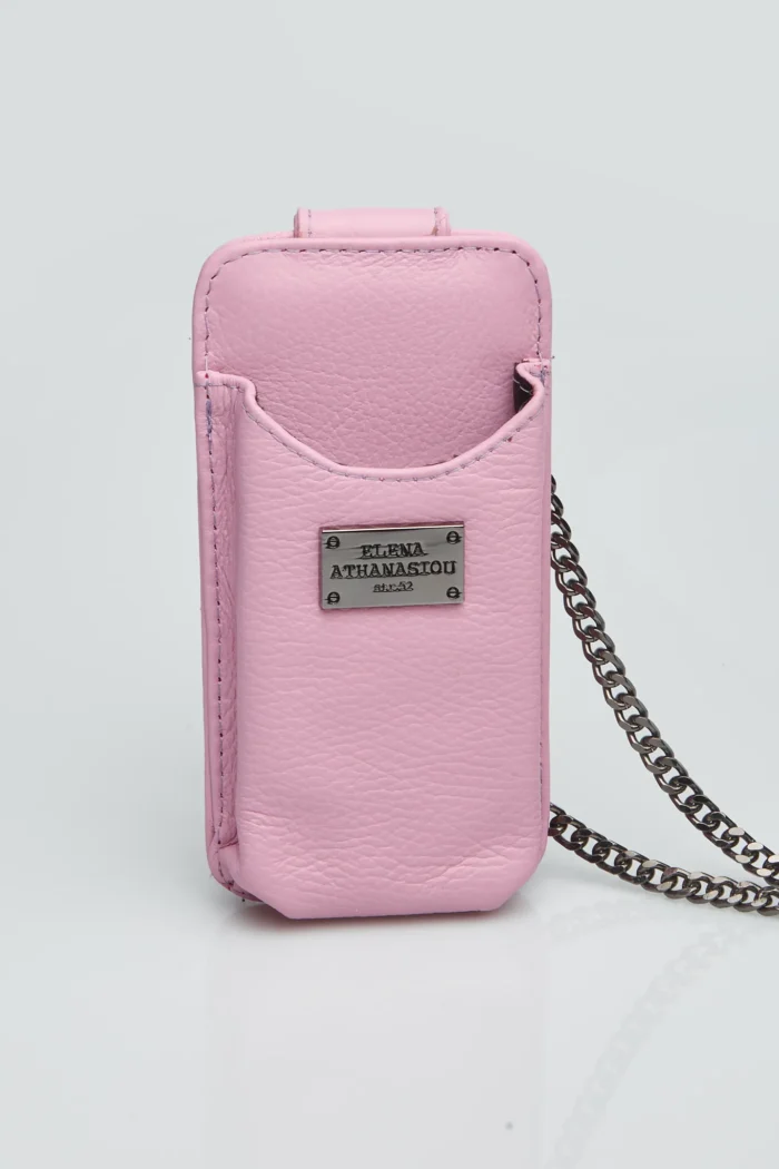 Chain Phone Bag Λιλά - Image 4
