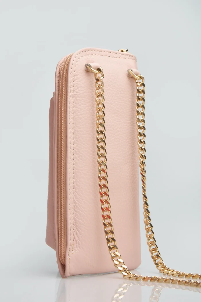 Chain Wallet Phone Bag Ρόζ - Image 5