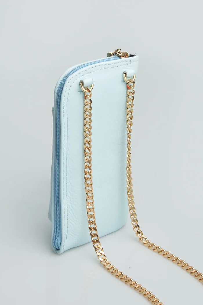 Chain Wallet Phone Bag Baby Blue - Image 7