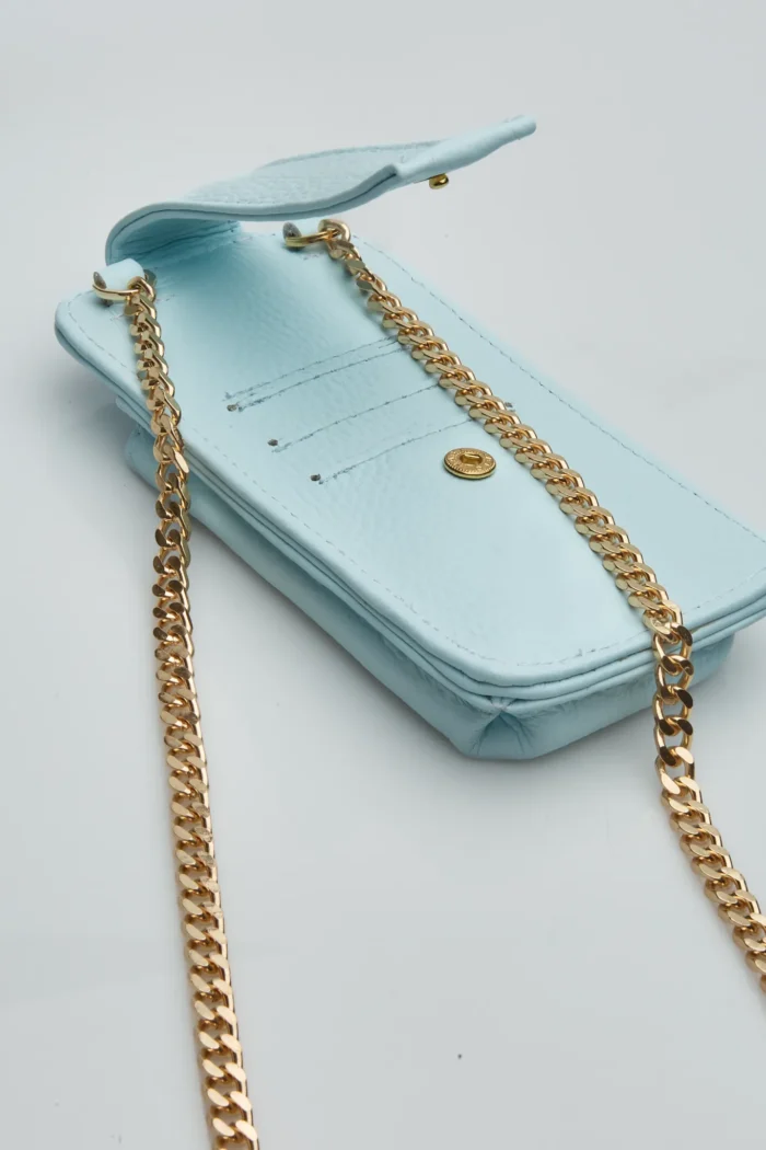 Chain Phone Bag Baby Blue - Image 5
