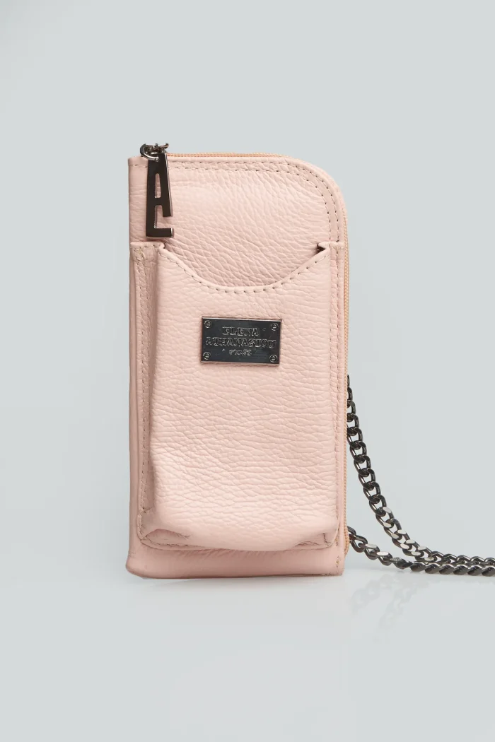 Chain Wallet Phone Bag Ρόζ - Image 4