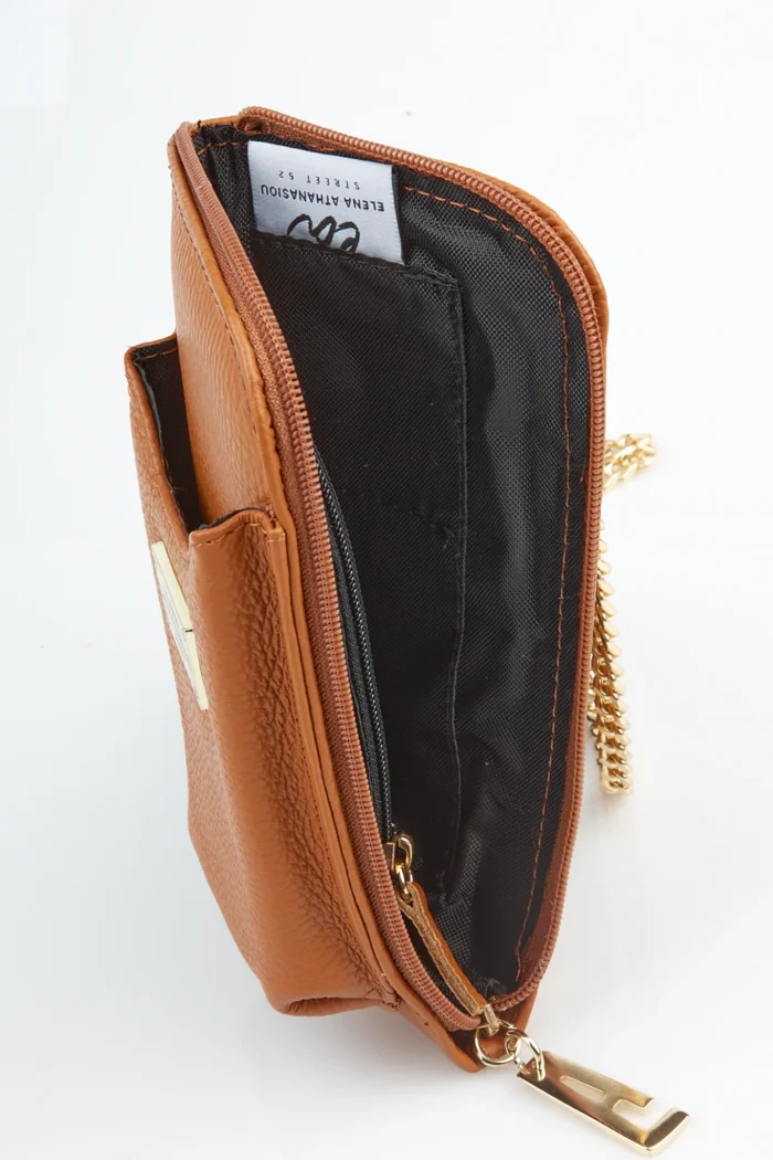 Chain Wallet Phone Bag Κονιάκ - Image 4