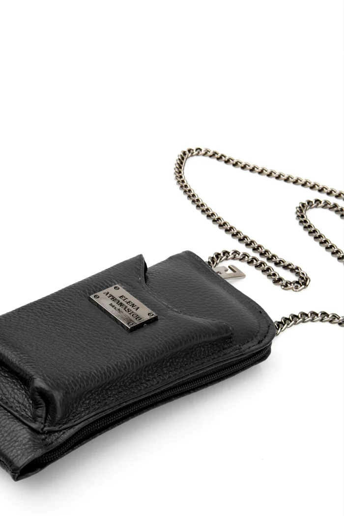 Chain Wallet Phone Bag Μαύρη - Image 7