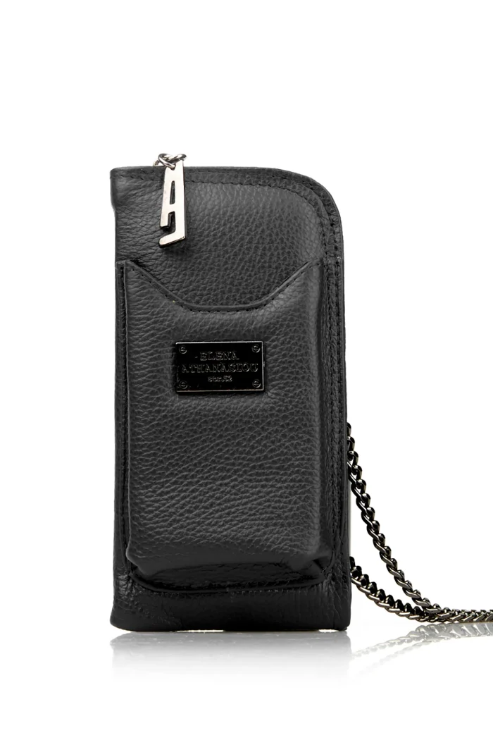 Chain Wallet Phone Bag Μαύρη - Image 6