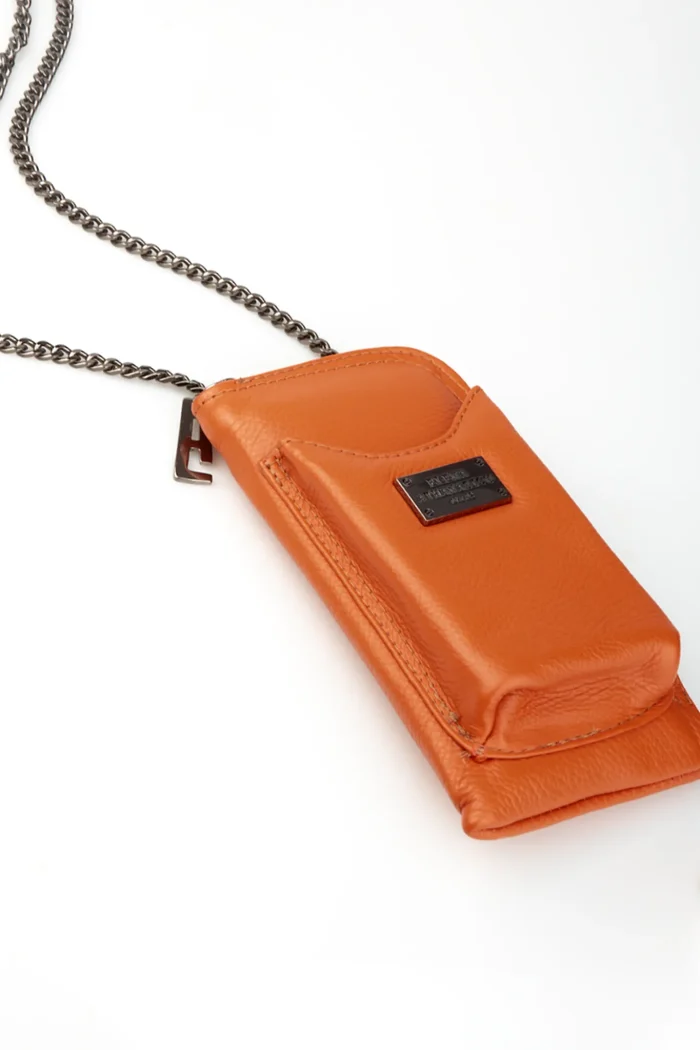 Chain Wallet Phone Bag Πορτοκαλί - Image 5