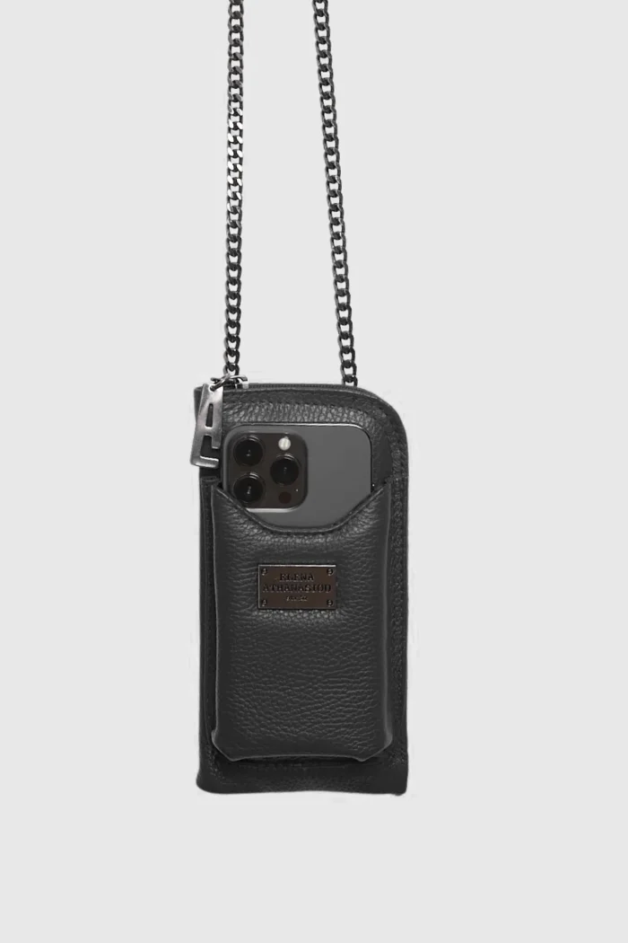Chain Wallet Phone Bag Μαύρη - Image 2