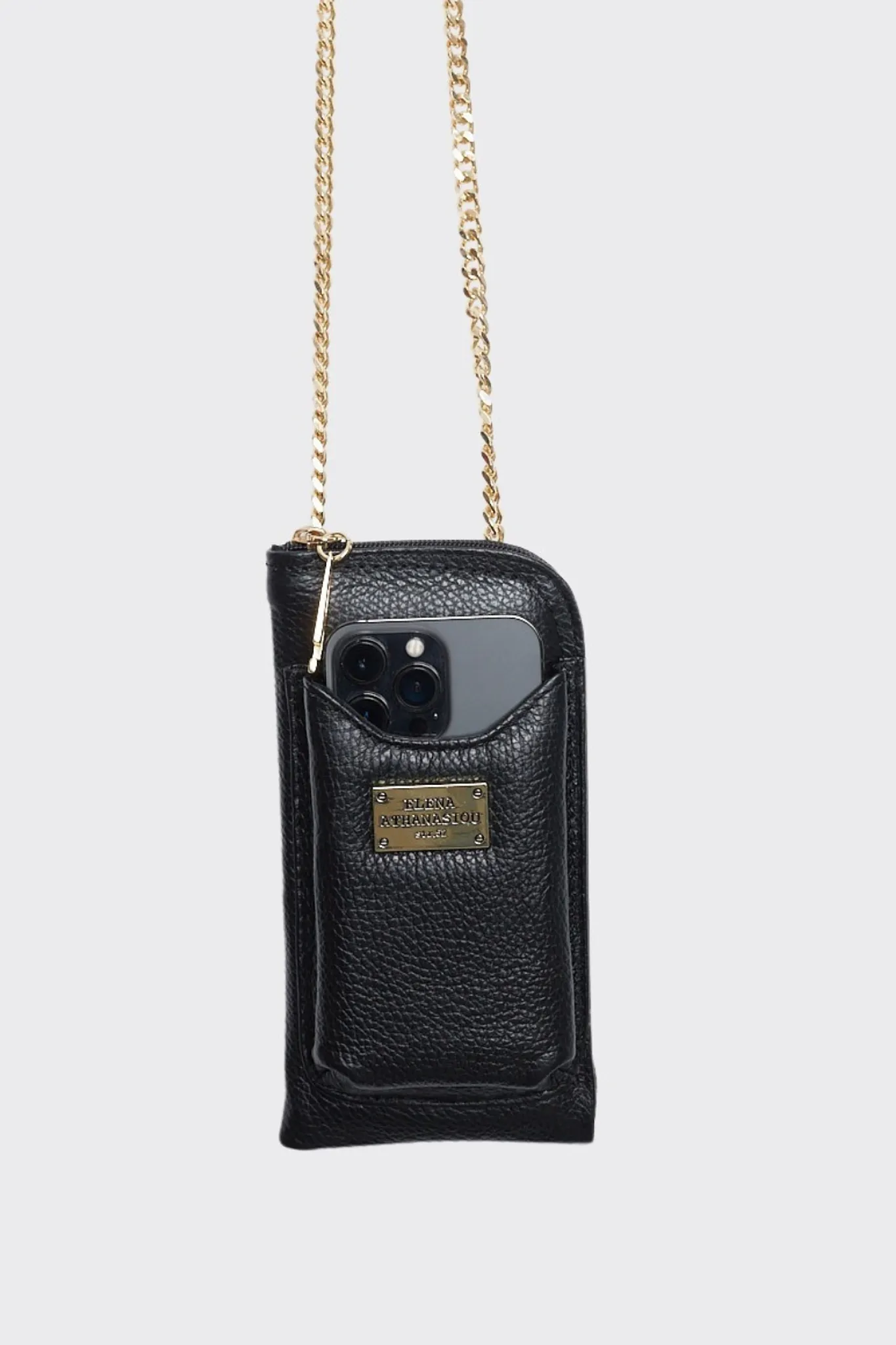 Chain Wallet Phone Bag Μαύρη - Image 1