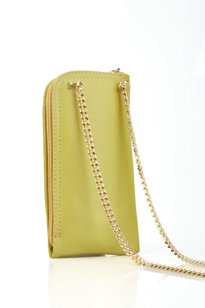 Chain Wallet Phone Bag Lime - Image 4