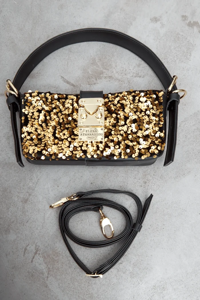 Radiant Square Τσάντα Εξοδου Gold - Image 3