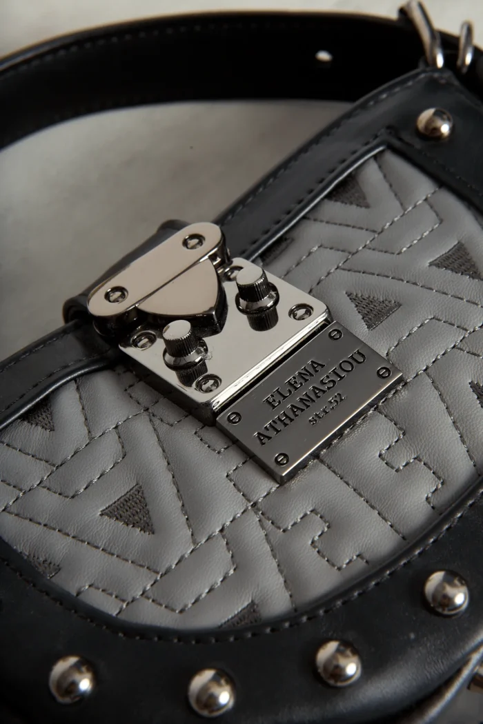 Rebel Moon Logo Τσάντα Εξοδου Γκρι - Image 4