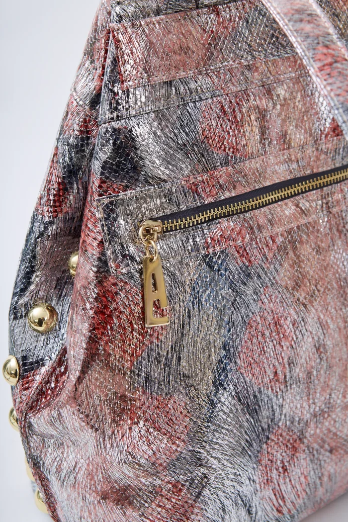 Black N' Metal Shiny Snake Backpack Γυναικείο Ροζ - Image 5