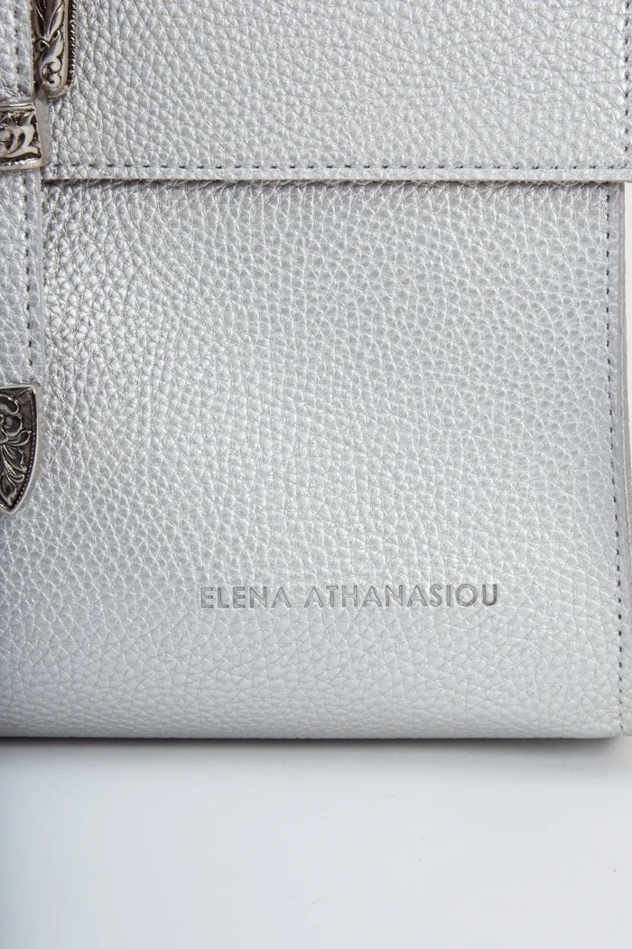 Belt Up Backpack Γυναικείο Ασημί - Image 5