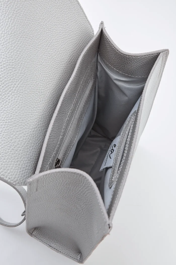 Belt Up Backpack Γυναικείο Ασημί - Image 4