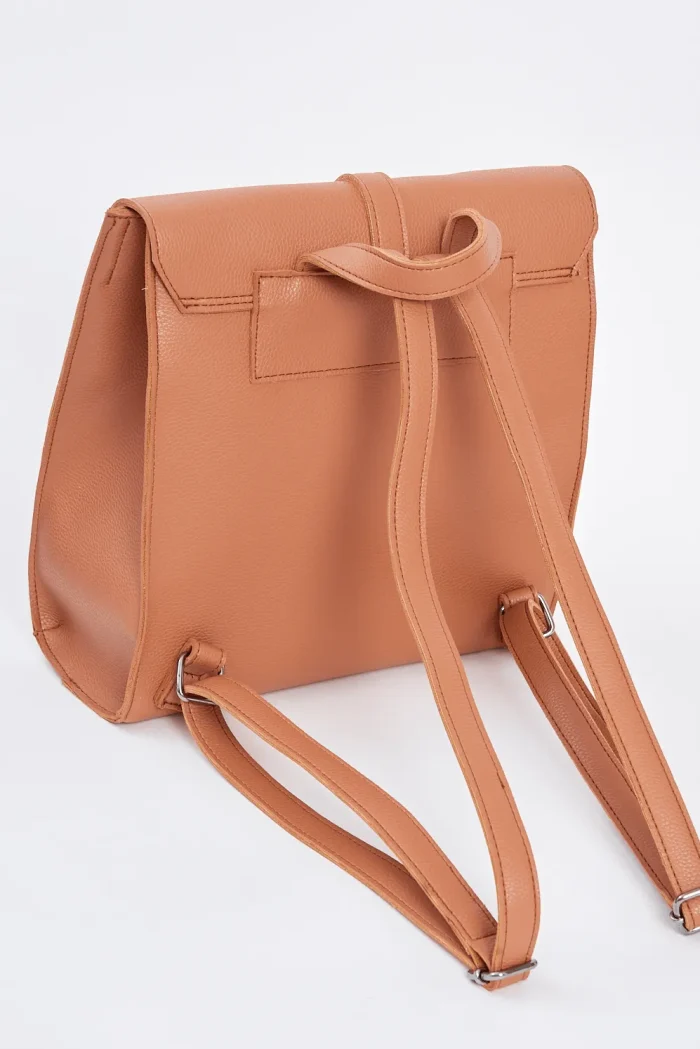 Belt Up Backpack Γυναικείο Κονιάκ - Image 2
