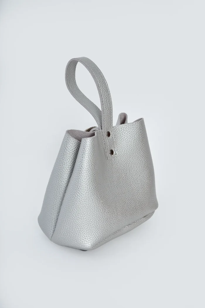 Belt Up Τσάντα Εξοδου Ασημί - Image 4