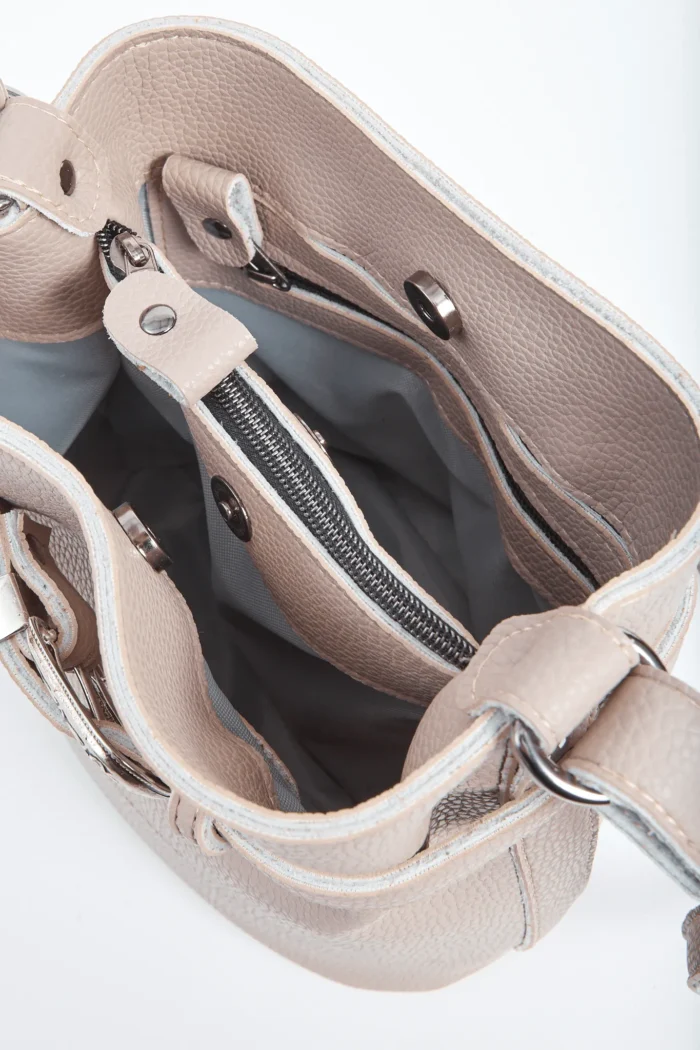 Belt Up Pouch Bag Γκρι Large - Image 3